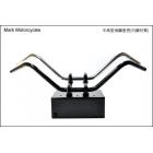 【Mark Motorcycles】The white iron medium height gull handlebar 22.2/25.4mm Wolf KTR triumphed over Halley| Webike TW