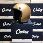 【Gallop】四分之三復古安全帽 鈦金/琺瑯棕| Webike TW