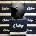 【Gallop】四分之三復古安全帽 碳黑/平黑/消光黑| Webike TW