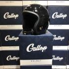 【Gallop】四分之三復古安全帽 亮黑色/膠邊| Webike TW