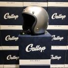 【Gallop】四分之三復古安全帽 電鍍銀| Webike TW