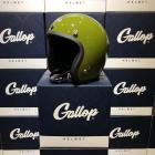 【Gallop】四分之三復古安全帽 墨田綠| Webike TW