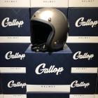 【Gallop】四分之三復古安全帽 灰金| Webike TW