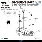 【DIMOTIV (DMV)】側柱加大座 GSXR1000 (12-24)| Webike摩托百貨