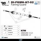 【DIMOTIV (DMV)】SAFE 車身防倒球組 390 DUKE (13-16)| Webike摩托百貨