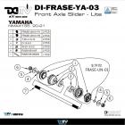 【DIMOTIV (DMV)】LITE 前輪軸防倒球組 N-MAX 155 (20-21)| Webike摩托百貨