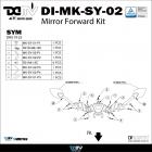 【DIMOTIV (DMV)】後照鏡前移組 DRG (19-22)| Webike摩托百貨