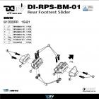 【DIMOTIV (DMV)】後腳踏防摔塊 S1000RR (19-21)| Webike摩托百貨