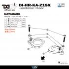 【DIMOTIV (DMV)】把手加高墊座 Z1000 SX (11-22)| Webike摩托百貨