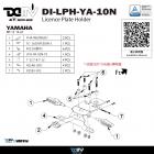 【DIMOTIV (DMV)】短牌架 MT-15 ABS (19-24)| Webike摩托百貨