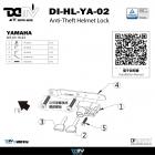 【DIMOTIV (DMV)】安全帽鎖 MT-03 (15-24)| Webike摩托百貨