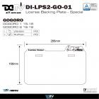 【DIMOTIV (DMV)】牌照底墊 GOGORO 1 / S (16-18)| Webike摩托百貨