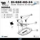 【DIMOTIV (DMV)】側柱加大座 FORZA 750 (21-23)、XADV 750 (21-23)、NC750 (21-23)| Webike摩托百貨