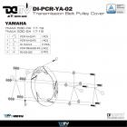 【DIMOTIV (DMV)】後皮帶傳動飾蓋 T-MAX 530 (17-19)| Webike摩托百貨