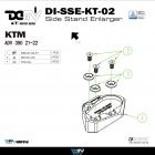 【DIMOTIV (DMV)】側柱加大座 ADV 390 (21-22)| Webike摩托百貨