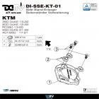 【DIMOTIV (DMV)】側柱加大座 DUKE 390 / 200| Webike摩托百貨