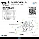 【DIMOTIV (DMV)】前齒盤飾蓋 NINJA 400 (18-24)| Webike摩托百貨