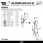 【DIMOTIV (DMV)】HYPERPRO 防甩頭座 CB400 96-16| Webike摩托百貨