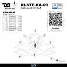 【DIMOTIV (DMV)】油箱保護貼 Z650、NINJA 650 (19-23)| Webike摩托百貨