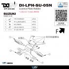 【DIMOTIV (DMV)】短牌架 SV650 (16-21)| Webike摩托百貨