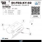 【DIMOTIV (DMV)】基本款 排氣管防燙片 KRV 180 (21-24)| Webike摩托百貨