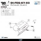 【DIMOTIV (DMV)】鋁網版 排氣管防燙片 KRV 180 (21-24)| Webike摩托百貨