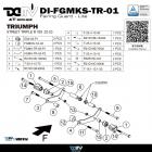 【DIMOTIV (DMV)】車身防倒球 STREET TRIPLE 765R (22-24)| Webike摩托百貨