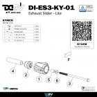 【DIMOTIV (DMV)】排氣管防摔柱 KRV 180 (21-24)| Webike摩托百貨