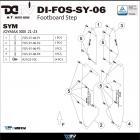 【DIMOTIV (DMV)】鋁合金腳踏墊 JOYMAX Z+ 300 (21-23)| Webike摩托百貨