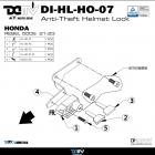 【DIMOTIV (DMV)】安全帽鎖 REBEL 300 / 500 S (17-24)| Webike摩托百貨