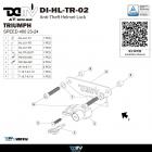 【DIMOTIV (DMV)】安全帽鎖 SPEED400 (23-24)| Webike摩托百貨