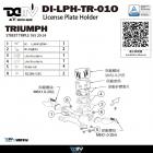 【DIMOTIV (DMV)】短牌架 Street Triple 765| Webike摩托百貨