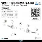 【DIMOTIV (DMV)】ROLL 車身防倒球 MT-09 (21-23)| Webike摩托百貨