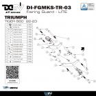 【DIMOTIV (DMV)】LITE 車身防倒球 (黑色) TIGER 660 (22-24)| Webike摩托百貨