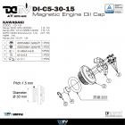 【DIMOTIV (DMV)】磁鐵機油蓋 (直徑 30MM * 牙距 1.5MM)| Webike摩托百貨