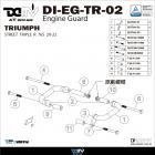 【DIMOTIV (DMV)】引擎保桿 STREET TRIPLE R 765 (20-24)| Webike摩托百貨