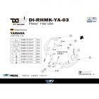 【DIMOTIV (DMV)】鋁合金 後扶手 YZF-R3 / MT-03 (15-24)| Webike摩托百貨