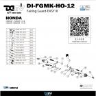 【DIMOTIV (DMV)】EASY 3 車身防摔球組 CBR650F / CBR650R / CB650F| Webike摩托百貨