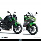 【DIMOTIV (DMV)】側柱加大座 + 油杯蓋 (綠色) NINJA 400 / Z400 (18-22)| Webike摩托百貨