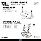 【DIMOTIV (DMV)】側柱加大座 + 油杯蓋 (綠色) NINJA 400 / Z400 (18-22)| Webike摩托百貨