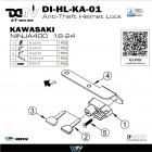 【DIMOTIV (DMV)】安全帽鎖 NINJA 400 (18-24)| Webike摩托百貨