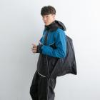 【Outperform】終結者 斜開兩件式雨衣 背包款 (日本藍)| Webike摩托百貨
