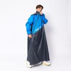 【Outperform】EVO終結者 斜開雙拉鍊 專利連身式雨衣 (寶藍)| Webike摩托百貨