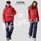 【Outperform】Packerism 揹客套式雨衣+牛仔雨褲 (緋紅)| Webike摩托百貨