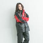 【Outperform 奧德蒙】勁馳率性 兩件式雨衣 (黑紅)| Webike摩托百貨