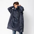 【Outperform 奧德蒙】MINIO 長版風雨衣+防水寬褲 背包款 (曜石黑)| Webike摩托百貨