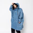 【Outperform】MINIO 長版風雨衣+防水寬褲 背包款 (太平洋藍)| Webike摩托百貨