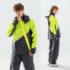 【Outperform 奧德蒙】終結者 斜開專利兩件式 (螢光黃)| Webike摩托百貨