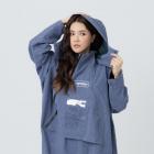 【Outperform 奧德蒙】ACE半斜開雙拉鍊防水透氣連身式雨衣 (牛仔藍)| Webike摩托百貨