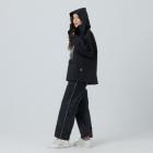 【Outperform】ACE半斜開雙拉練防水透氣兩件式雨衣 (太空黑)| Webike TW